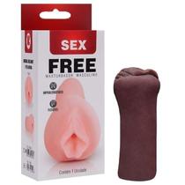 Masturbador vagina sex free pequena - kgel - chocolate Masturbador vagina sex free pequena - kgel - chocolate