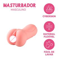 Masturbadorr Masculino em Cyberskin Vagina Realista Macia - Papo de Amigas