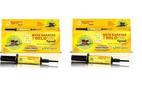 Mata Baratas 7 Belo Gel Seringa 10g kit 2 Embalagens