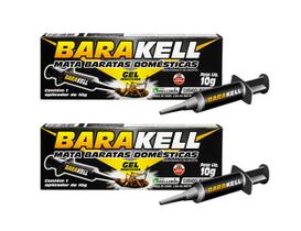 Mata Baratas Barakell Gel Baratinha KIT COM 2 UNIDADES Americana Germânica 10gr Kelldrin Uso Doméstico
