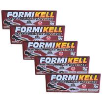 Mata Formiga Formikell Gel Seringa Kelldrin 10g Kit c/ 5