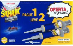 Mata Formigas STRAIK Gel O Melhor Aprovado Pela Anvisa Caixa Com 2 Unidades 10g Em Cada