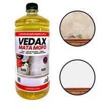Mata Mofo Vedax 1 Litro Antimofo Guarda Roupa Parede Banheiro Anti Bolor Armário Madeira Rejunte