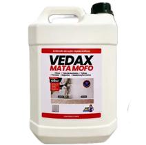 Mata Mofo Vedax 5 Litros Antimofo Guarda Roupa Parede Banheiro Anti Bolor Armário Madeira Rejunte Mata Mofo Vedax 5 Litros Antimofo Guarda Roupa Parede Banheiro Anti Bolor Armário Madeira Rejunte