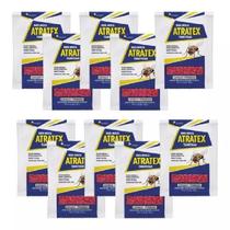 Mata Moscas Doméstica Atratex 25g Isca Mosquicida 10 Sachês