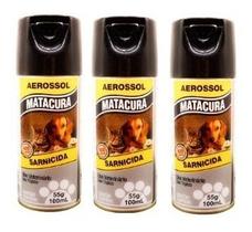 Matacura Kit C/3 Sarnicida 100ml Tratamento De Sarnas Matacura Kit C/3 Sarnicida 100ml Tratamento De Sarnas