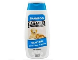 Matacura Shampoo Neutro Cães e Gatos 200ml