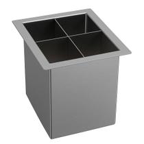 Match Mini Porta Utensilios Escovado 15x17 Cm - Mekal