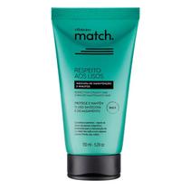 Match respeito aos lisos mascara de manutençao 3 min o boticario 150ml