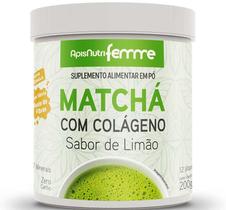 Matchá Solúvel Sabor Limão 200g Apisnutri - SV Matchá Solúvel Sabor Limão 200g Apisnutri - SV
