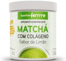 Matchá Solúvel Sabor Limão 200g Femme - ApisNutri Matchá Solúvel Sabor Limão 200g Femme - ApisNutri