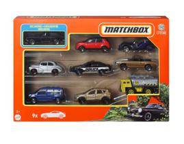 Matchbox Conjunto Com 9 Carrinhos Mattel