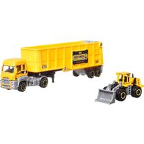 Matchbox - Ford C900 Gravel Trailer e Backhoe - HLM87