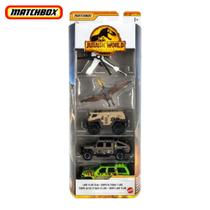 Matchbox Jurassic Park - Jurassic World Dominion - Dinossauro - FMX40 - HMH28 / HBH83 / HBH81 - Mattel