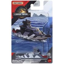 Matchbox Mattel Jurassic World Rebirth Barco Mission Team Patrol Craft