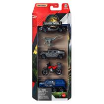 Matchbox Mattel Jurassic World Rebirth Pack com 05 Dinosaur Capture Team