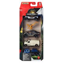 Matchbox Mattel Jurassic World Rebirth Pack com 05 Rapid Getaway Unit