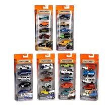 Matchbox pacote com 05 carros basicos escala 164 sortimento c1817 t69807