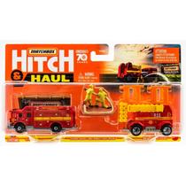 Matchbox - Rescue Hazard Squad e Mobile Light Truck - Hitch & Haul - HVP35
