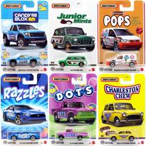 Matchbox - Set 6 Miniaturas - Candy Series 2023 - HVV75