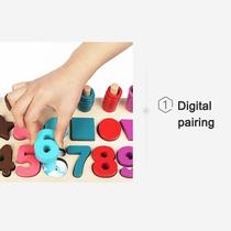 Matching Game Toy Kids Math Number Geometric Recognition