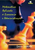 Matematica aplicada a economia e administracao - HARBRA Matematica aplicada a economia e administracao - HARBRA