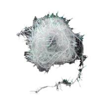 Material De Atado De Moscas Ice Chenille De 3.0-3.5cm De Largura, Pacote De 2m, Crystal Flash