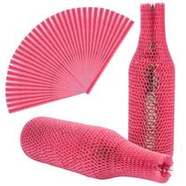 Material de Embalagem Protetor de Garrafas de Vinho aromeili 16 Unidades Rosa