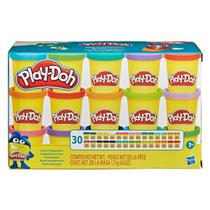 Material de escultura Play-Doh Play Dough 30 ct 57 ml cada Material de escultura Play-Doh Play Dough 30 ct 57 ml cada