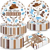 Material de festa Set My First Rodeo Birthday 50 Guests Material de festa Set My First Rodeo Birthday 50 Guests