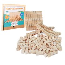 Material Dourado 111 Peças Caixa De Madeira Material Dourado 111 Peças Caixa De Madeira