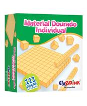 Material dourado 111 peças ref. 1278 cia brink Material dourado 111 peças ref. 1278 cia brink