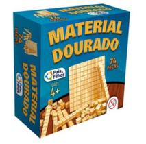 Material dourado 74 peças