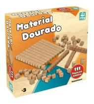Material Dourado C/ 111 Peças - Pedagógico - Educativo - Nig Material Dourado C/ 111 Peças - Pedagógico - Educativo - Nig