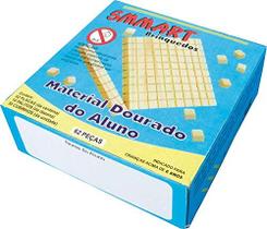 Material Dourado Do Aluno Em Madeira C/62Pcs Material Dourado Do Aluno Em Madeira C/62Pcs