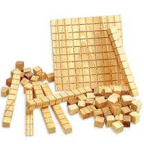 Material Dourado Educativo Infantil 111pçs em Madeira Pais&Filhos