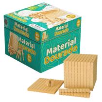 Material Dourado em Madeira - 611 peças - Pais e Filhos Material Dourado em Madeira - 611 peças - Pais e Filhos