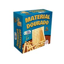 Material Dourado em Madeira - 74 peças - Pais e Filhos -