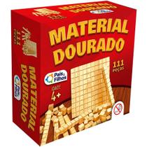 Material dourado em madeira com 111 peças Paisfilhos Material dourado em madeira com 111 peças Paisfilhos