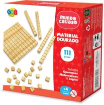 Material Dourado GGB 111 Peças Brinquedo Educativo Matemática Infantil Pedagógico Material Dourado GGB 111 Peças Brinquedo Educativo Matemática Infantil Pedagógico