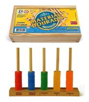 Material Dourado Individual 111 Peças + Ábaco Aberto Material Dourado Individual 111 Peças + Ábaco Aberto