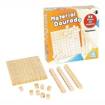 Material Dourado Kit Didático 62 Peças Nig Educativo 0426