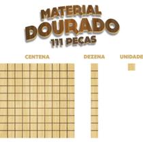 Material Dourado Madeira C/111 Pecas