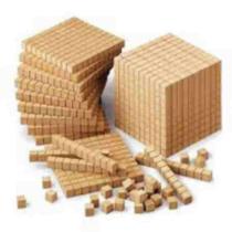 Material Dourado Professor 611 peças - Estojo em MDF Material Dourado Professor 611 peças - Estojo em MDF