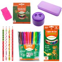 Material Escolar Barato Completo Com 43 Itens - Leo E Leo Material Escolar Barato Completo Com 43 Itens - Leo E Leo