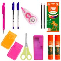 Material Escolar Barato Volta As Aulas Com 24 Itens - Leo e Leo Material Escolar Barato Volta As Aulas Com 24 Itens - Leo e Leo
