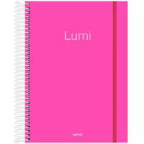 Material Escolar Caderno Cores Neon 10Matérias/160Folhas/Kit