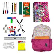 Material Escolar Completo Menina Ensino Fundamental Medio Barato