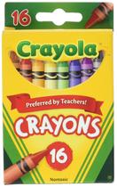 Material escolar Crayola Crayons (16 unidades). As cores podem variar Material escolar Crayola Crayons (16 unidades). As cores podem variar