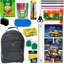 Material Escolar Kit Completo 25 Itens Volta As Aulas